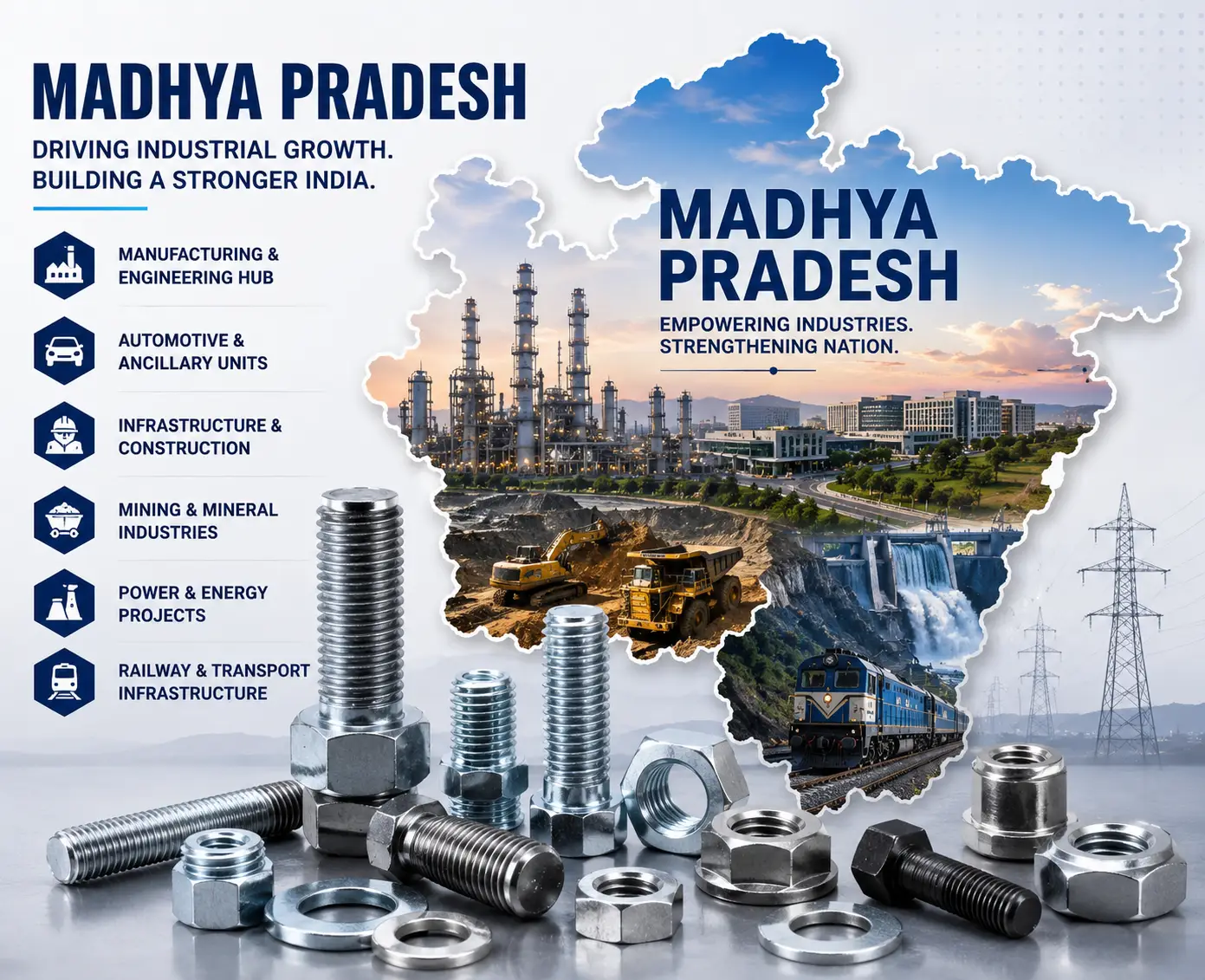 Nut Bolt Manufacturer in Madhya Pradesh
