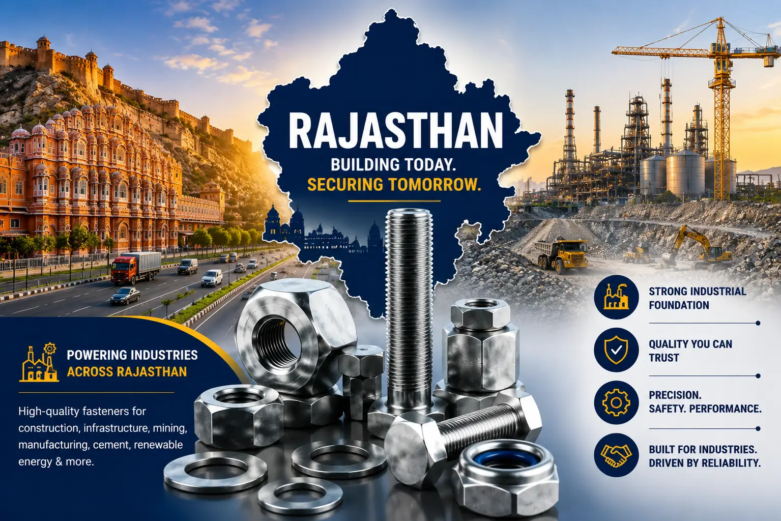 Nut Bolt Manufacturer in Rajasthan