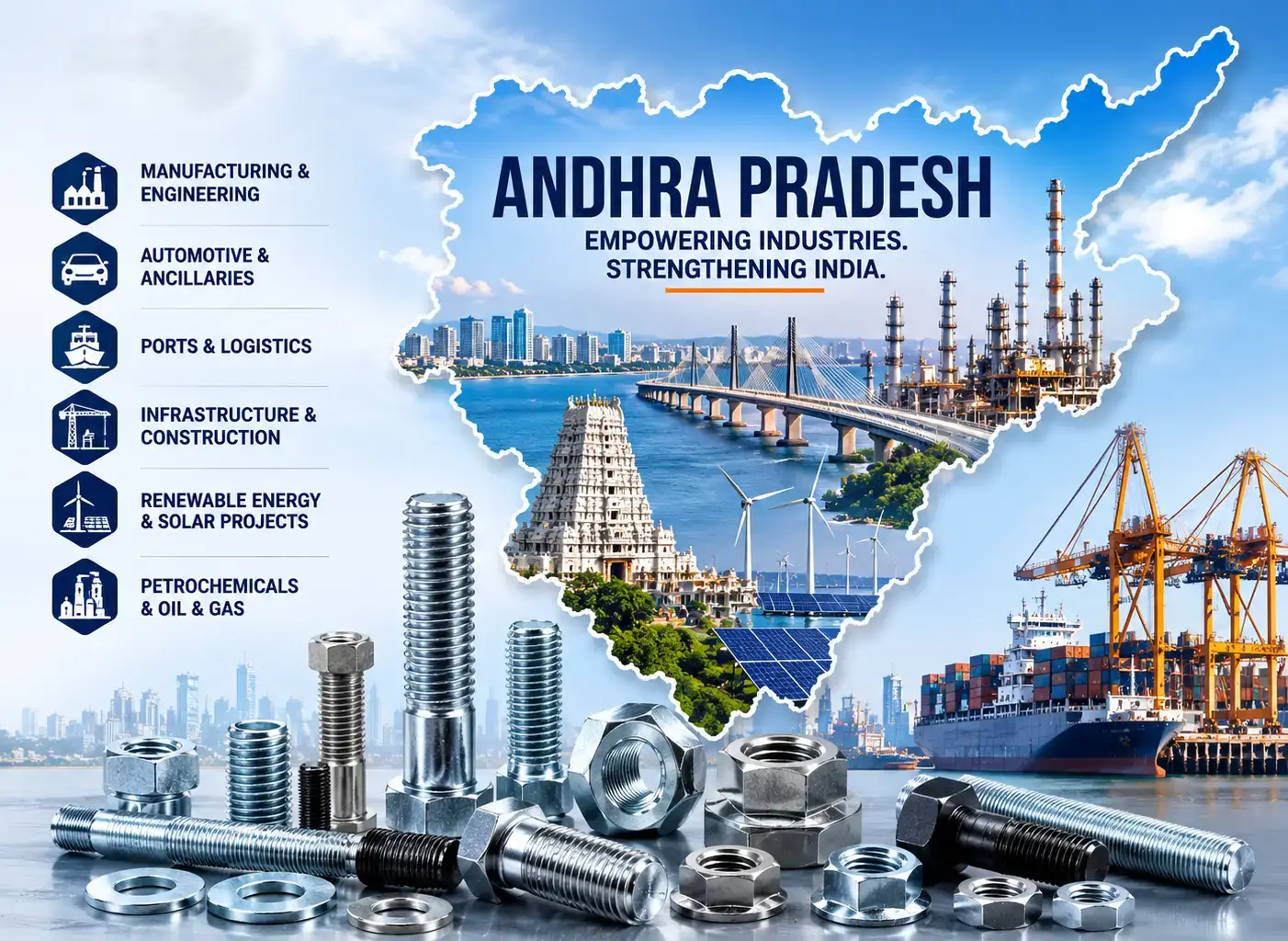 Nut bolt manufacturer in andhra pradesh