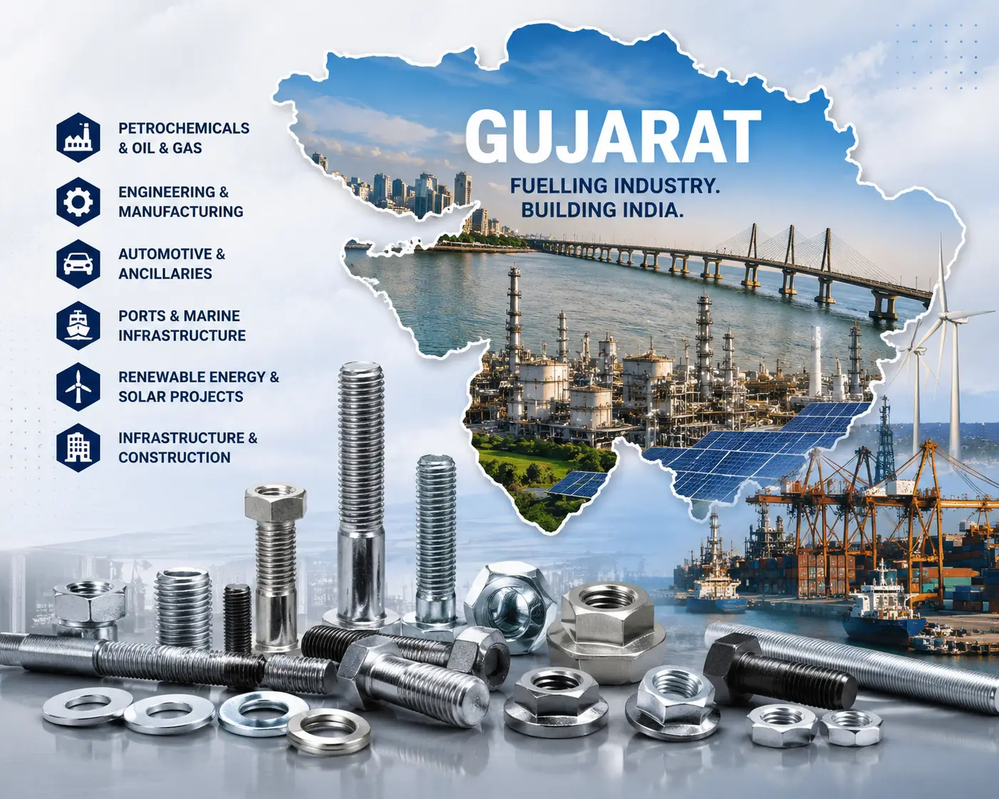Nut Bolt Manufacturer in Gujarat