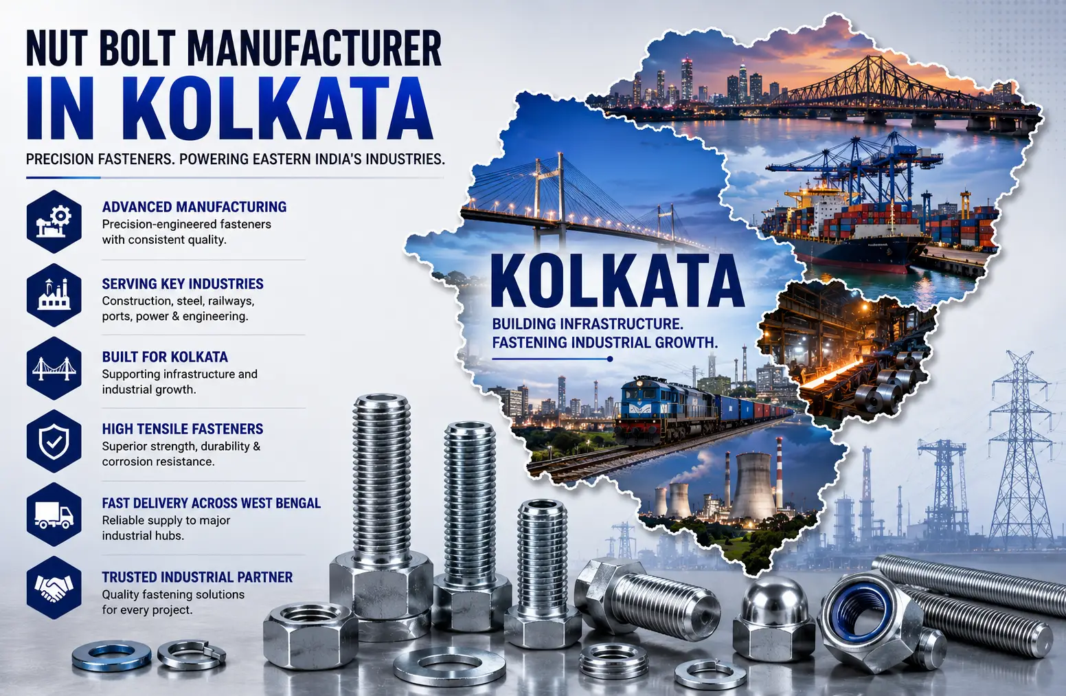 Nut Bolt Manufacturer in Kolkata