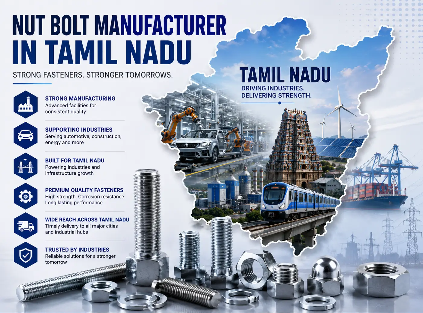 Nut Bolt Manufacturer in Tamil Nadu